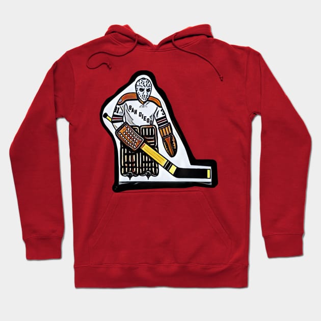 Coleco Table Hockey Players - San Diego Hoodie by mafmove